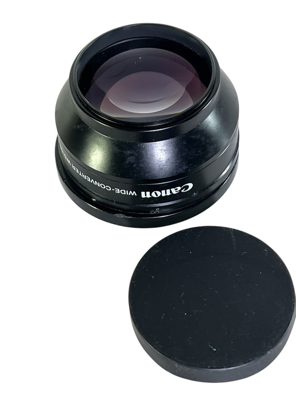 Canon WD-58 0.7x Wide Converter — Professional 58 mm Wide-Angle Lens (with Shade + Spare Lens