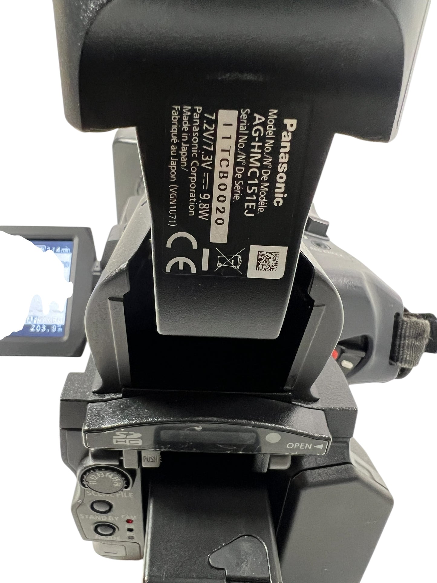 Panasonic AG-HMC151E Camcorder — 481hrs