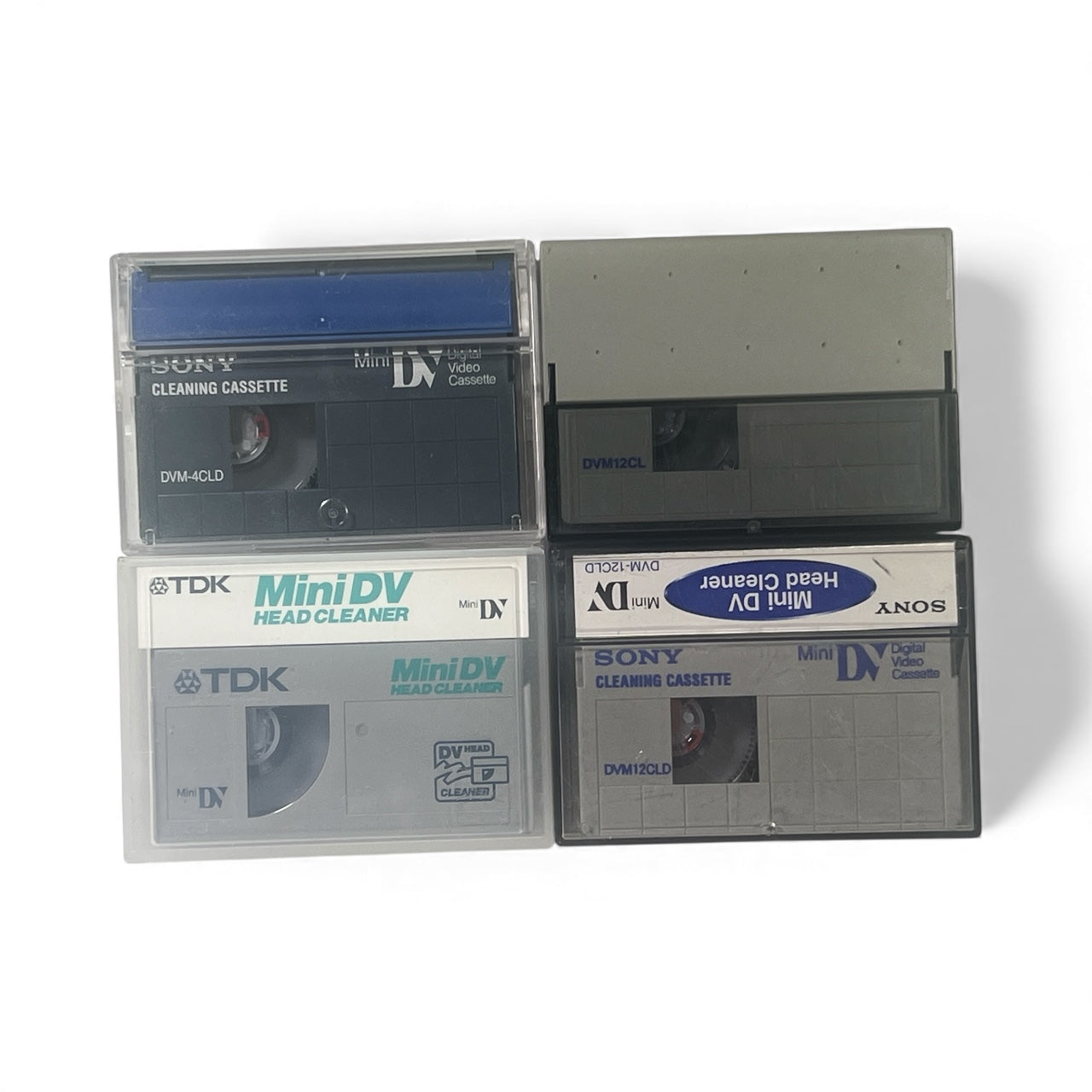 MiniDV / HDV Head Cleaning Tapes — Sony & TDK