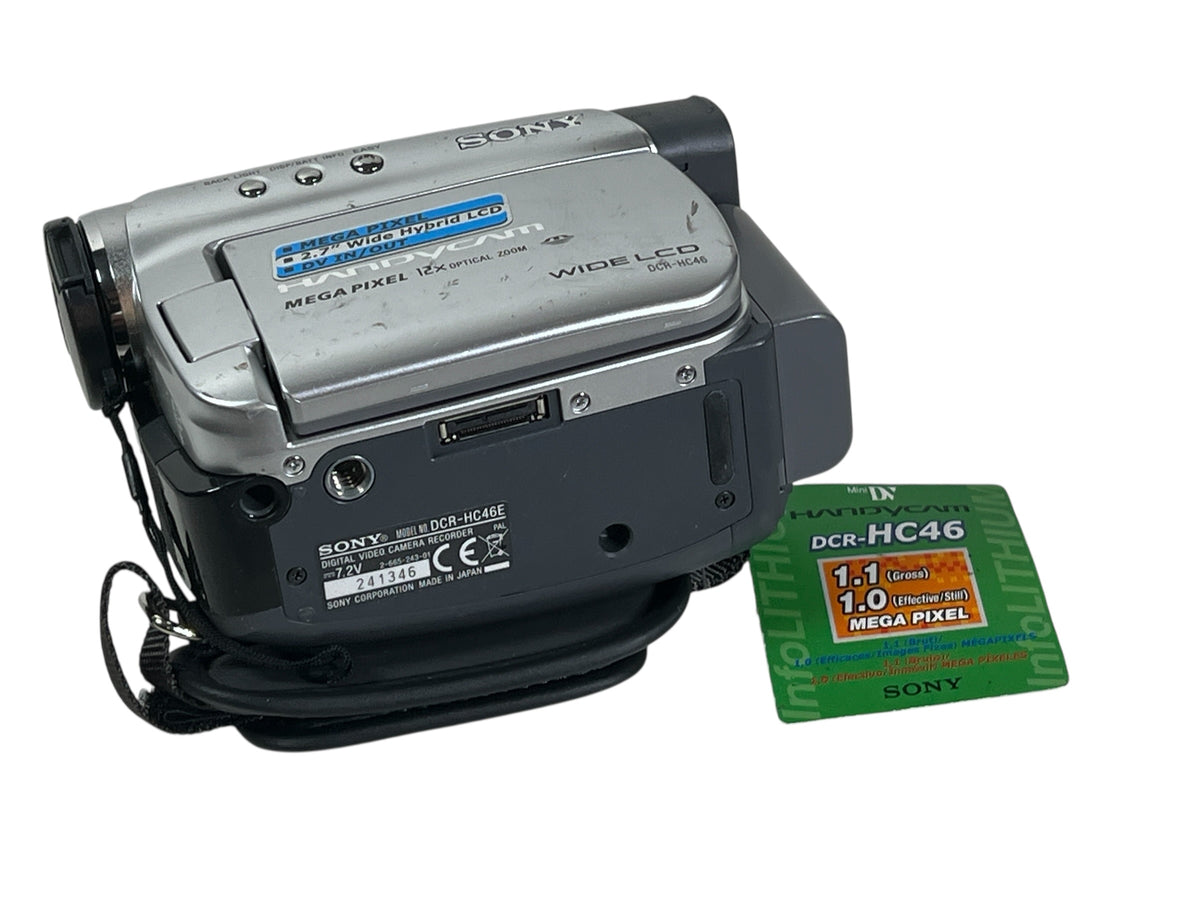 Sony DCR-HC46E PAL MiniDV Handycam Camcorder