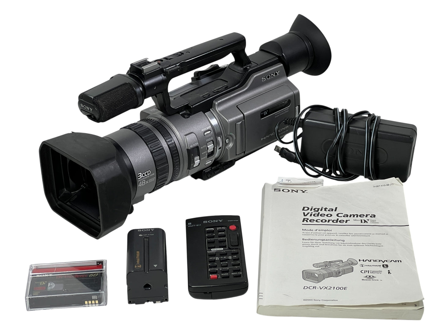 SONY DCR-VX2100E Camcorder PAL