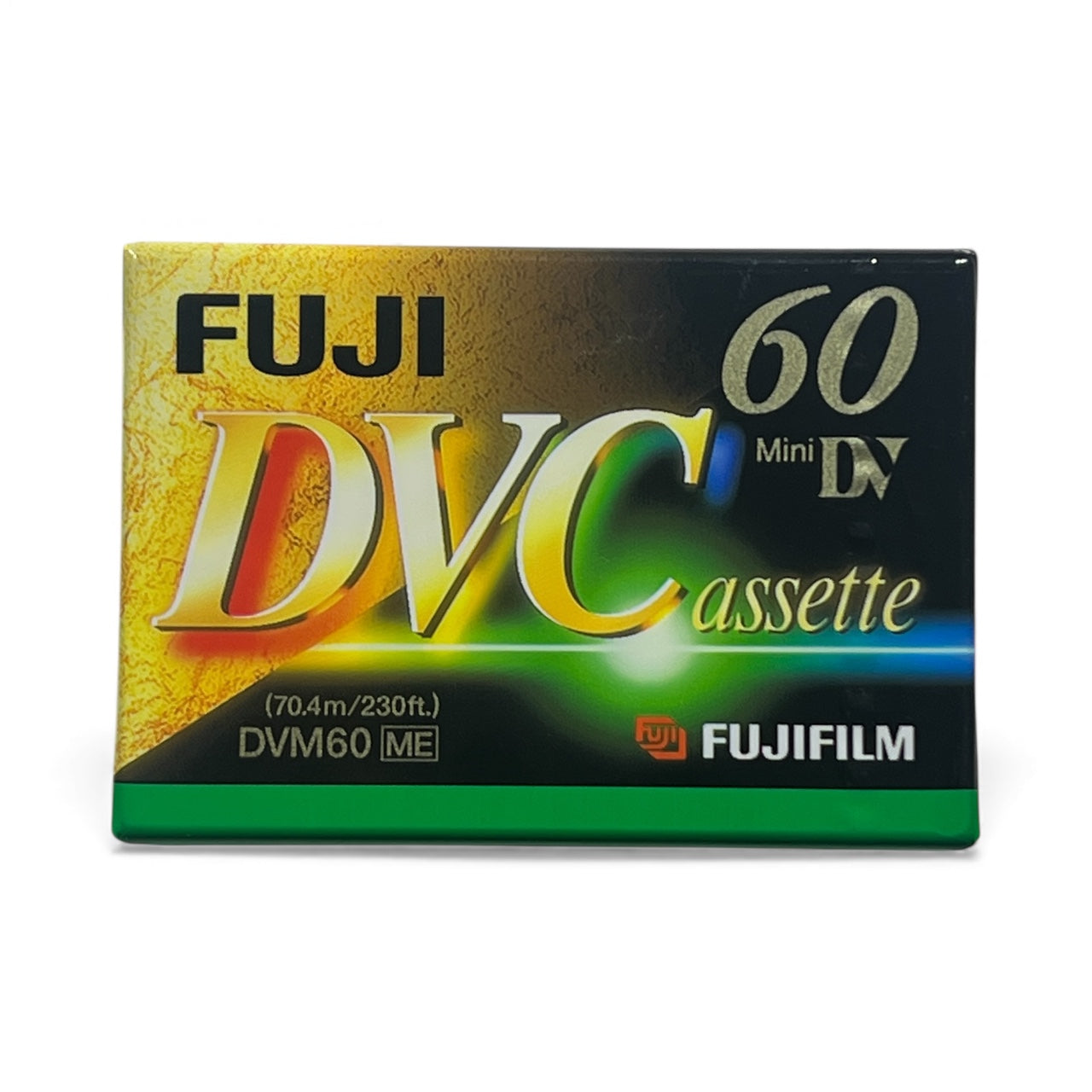 Fujifilm DVC / DVM60 MiniDV Cassette (60min) — New / Sealed Tape