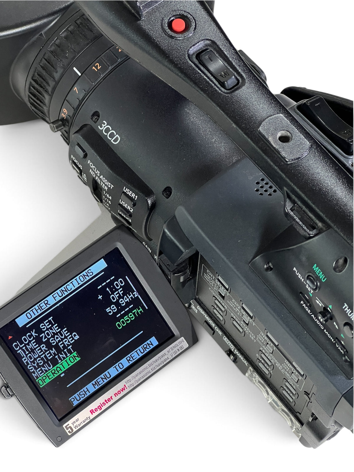 Panasonic AG-HPX171E P2 HD Camcorder 597h