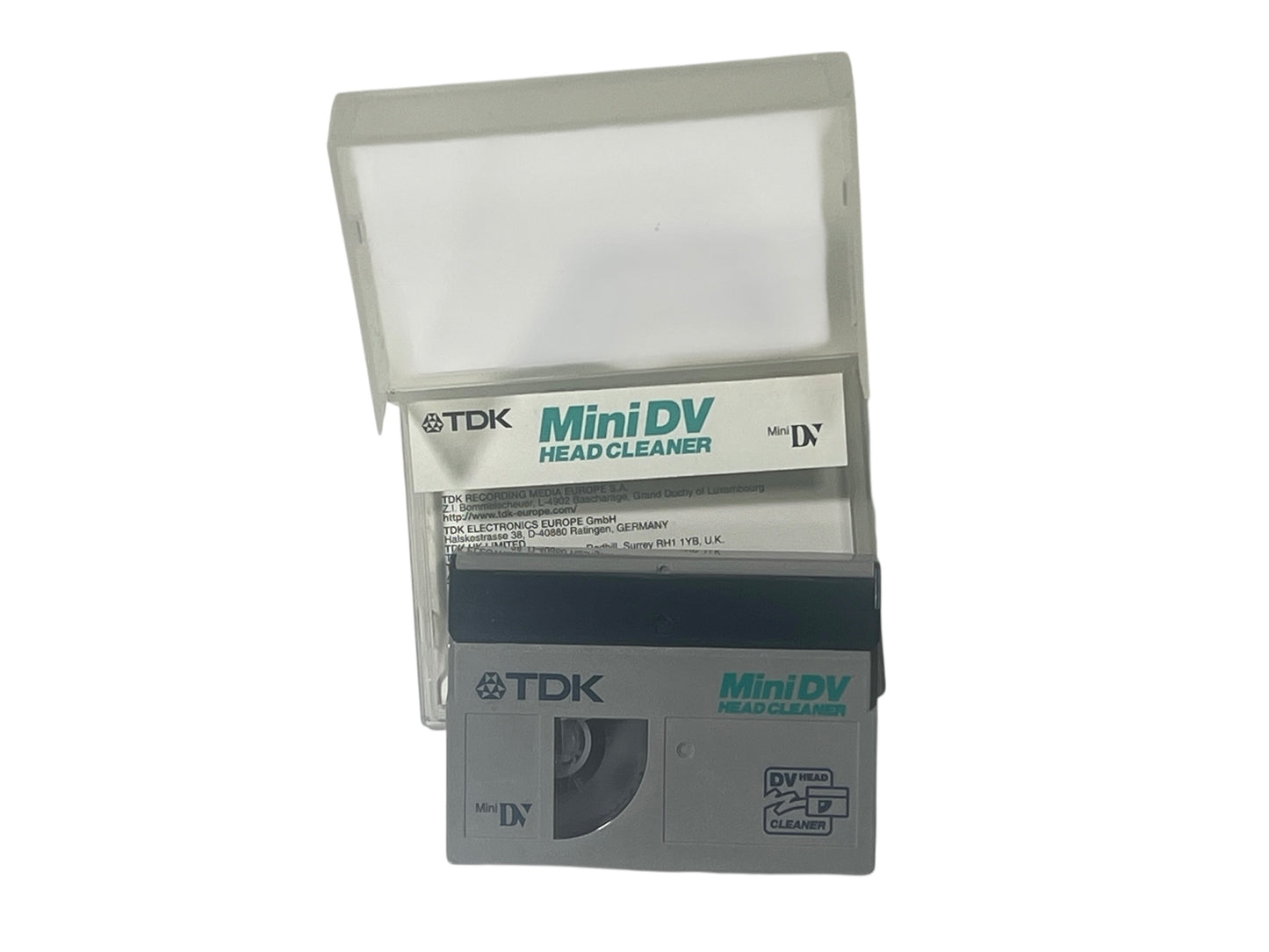 MiniDV / HDV Head Cleaning Tapes — Sony & TDK
