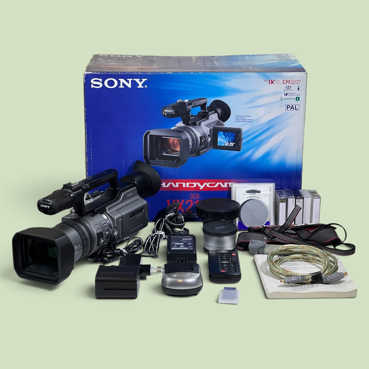 SONY DCR-VX2100E Camcorder PAL - Serviced ✨ OVP