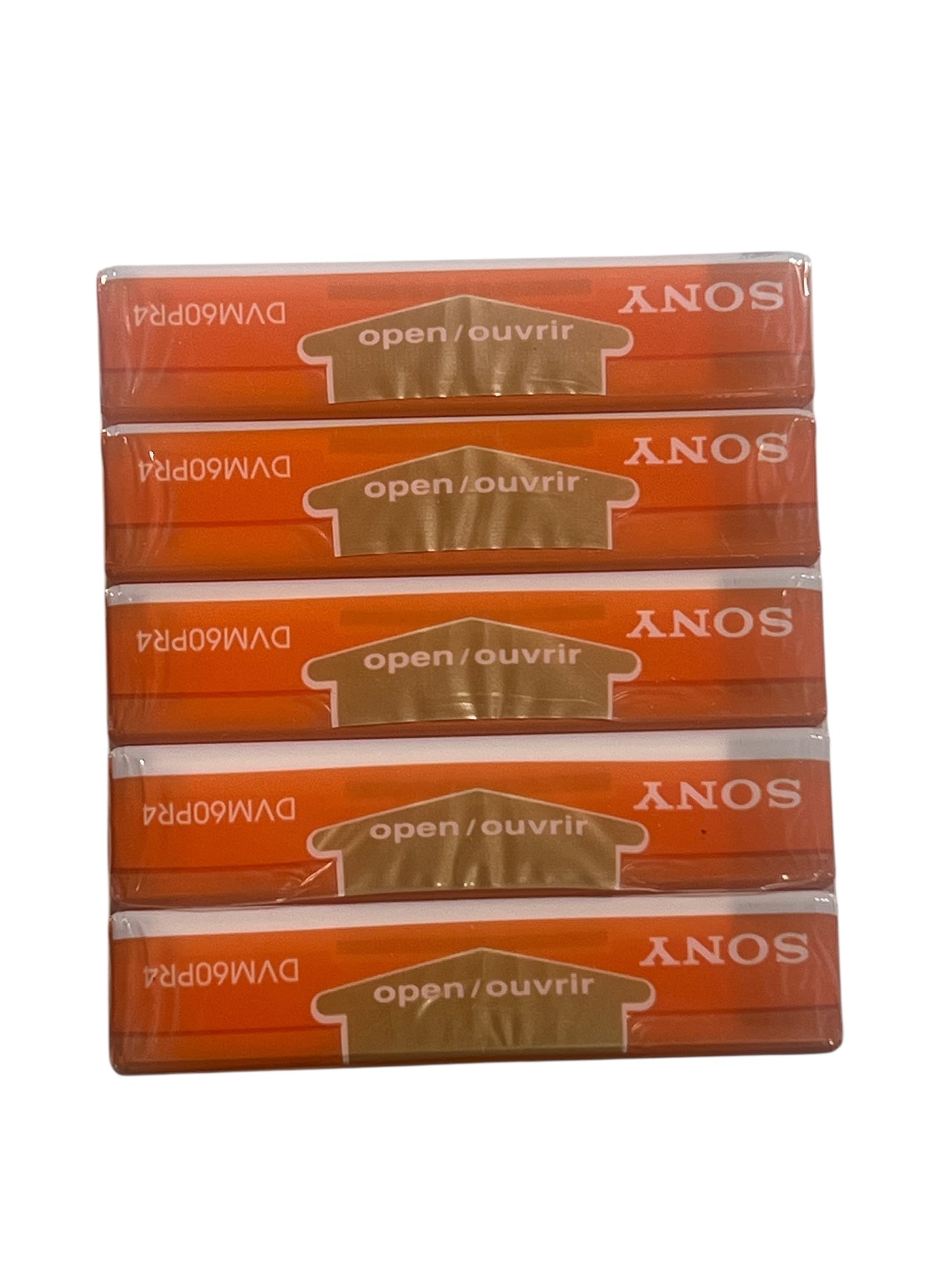Sony Premium Mini DV Tape Pack — DVM60PR4 (5-Pack) — Sealed