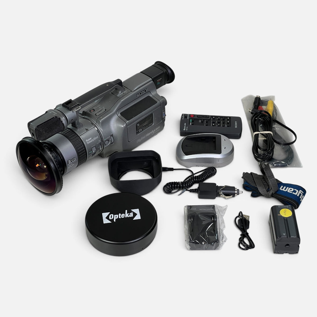 Sony DCR-VX1000E MiniDV Camcorder - Serviced - Opteka Fisheye ✨