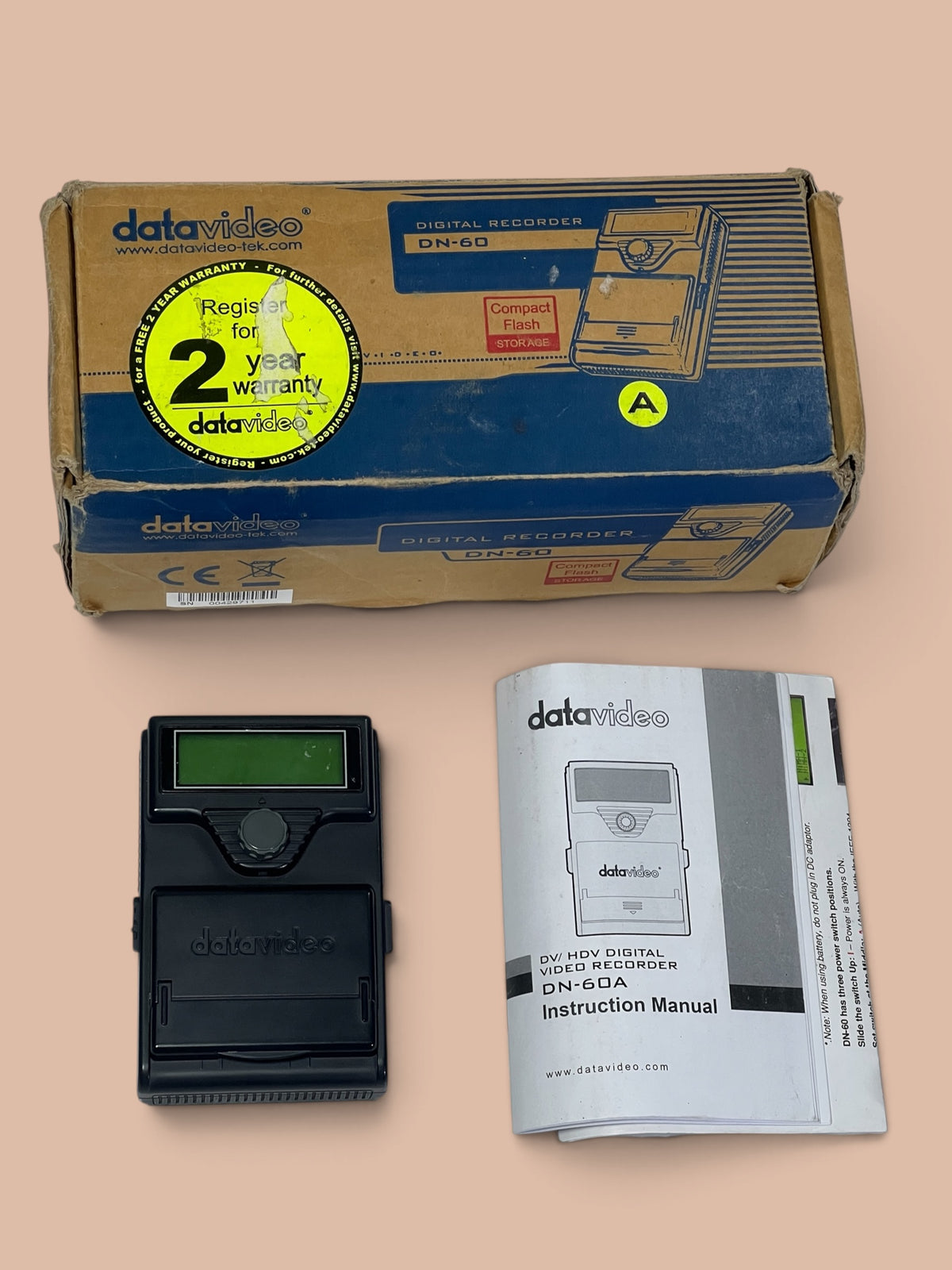 Datavideo DN-60 DV HDV Tapeless CF Recorder OVP 📦
