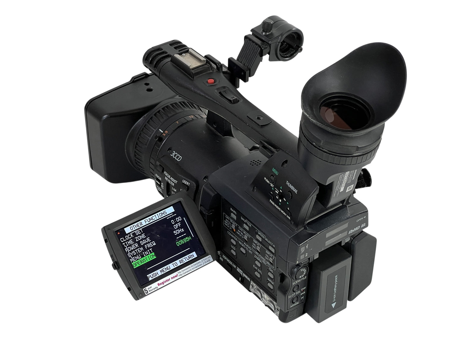 Panasonic AG-HPX171E P2 HD Camcorder 694h