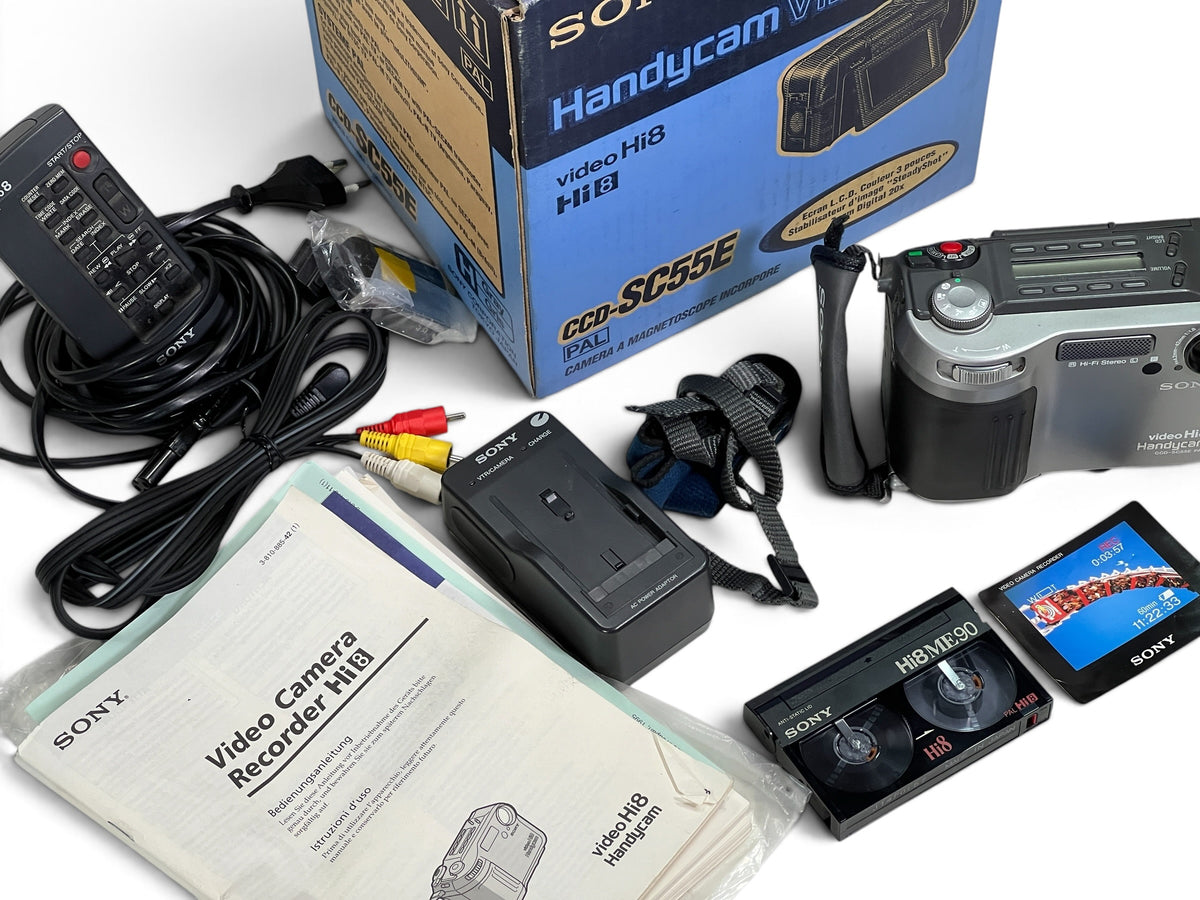 Sony CCD-SC55E PAL Video8 / Hi8 OVP